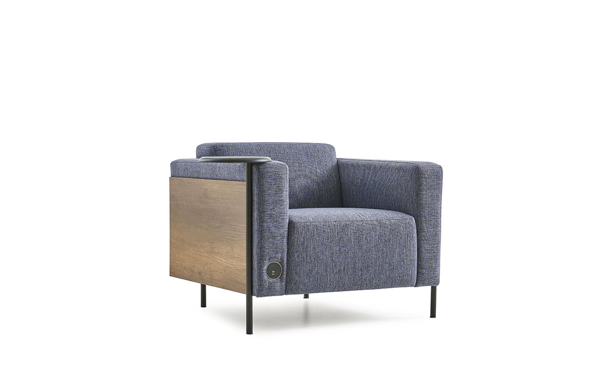 Nappa Yalın Şarjlı Tekli Kanepe