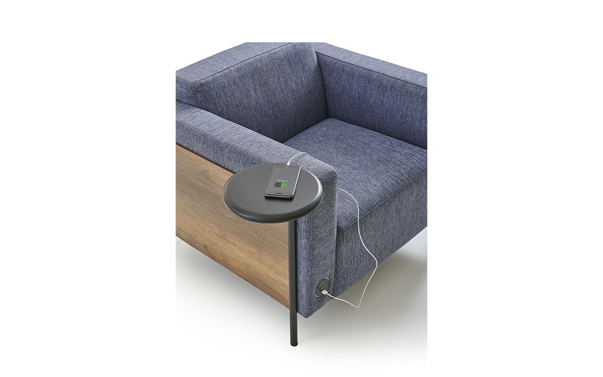 Nappa Yalın Şarjlı Tekli Kanepe